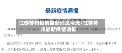 江苏苏州疫情最新消息今天/江苏苏州最新疫情通报