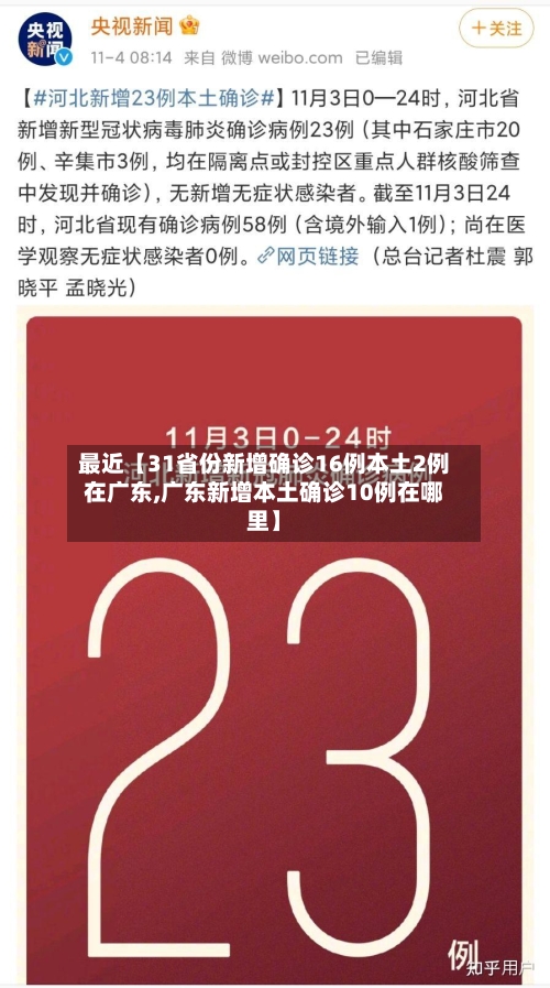 最近【31省份新增确诊16例本土2例在广东,广东新增本土确诊10例在哪里】