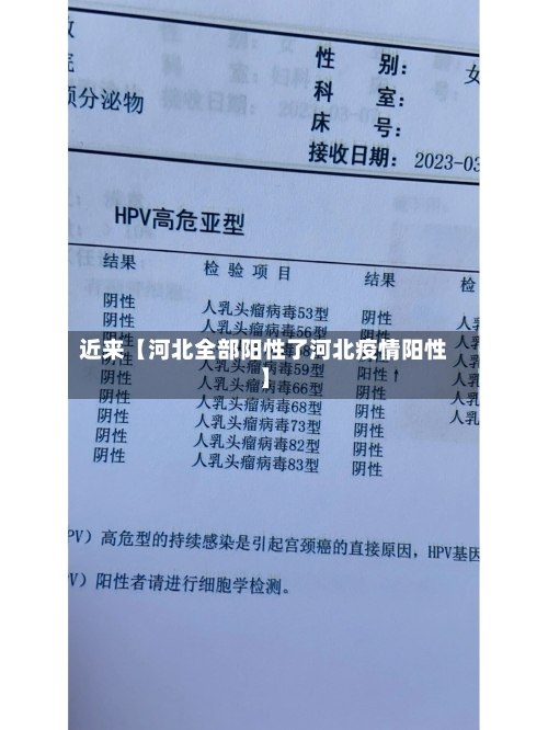 近来【河北全部阳性了河北疫情阳性】-第2张图片