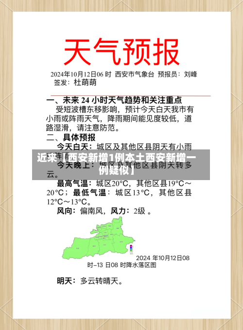 近来【西安新增1例本土西安新增一例疑似】-第2张图片