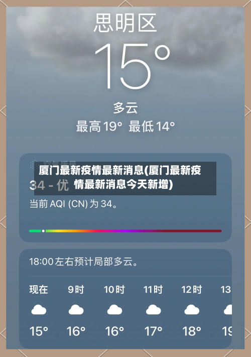 厦门最新疫情最新消息(厦门最新疫情最新消息今天新增)-第3张图片