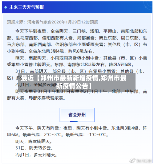 最近【郑州市最新新增疫情,郑州市最新疫情公告】