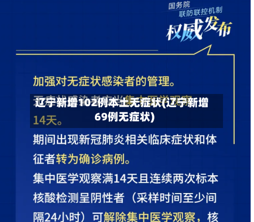 辽宁新增102例本土无症状(辽宁新增69例无症状)