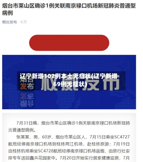 辽宁新增102例本土无症状(辽宁新增69例无症状)-第2张图片