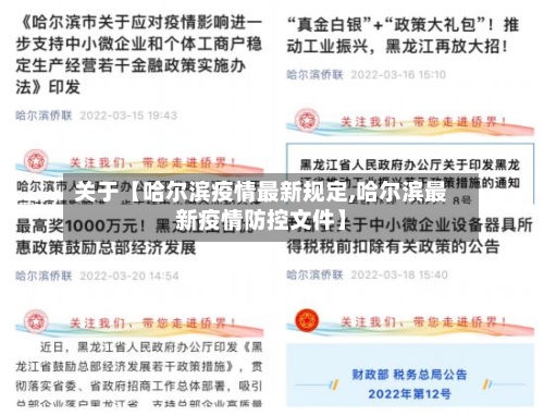 关于【哈尔滨疫情最新规定,哈尔滨最新疫情防控文件】-第2张图片