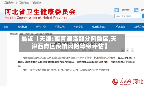 最近【天津:西青调降部分风险区,天津西青区疫情风险等级评估】-第2张图片