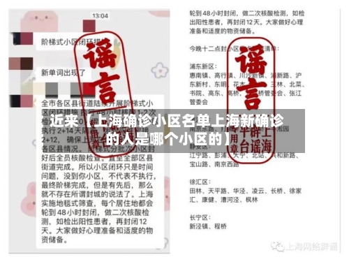 近来【上海确诊小区名单上海新确诊的人是哪个小区的】
