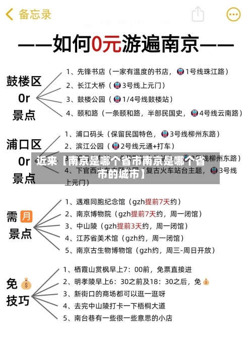 近来【南京是哪个省市南京是哪个省市的城市】