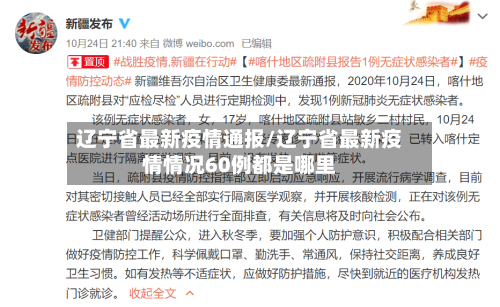 辽宁省最新疫情通报/辽宁省最新疫情情况60例都是哪里