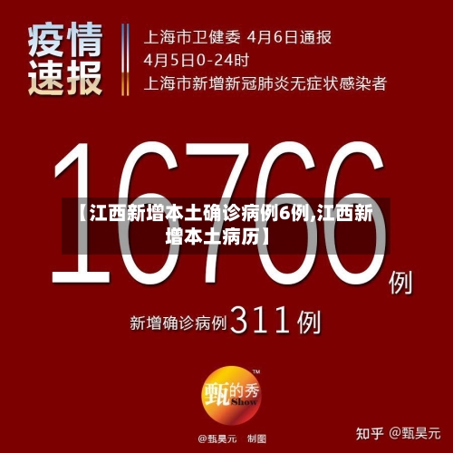 【江西新增本土确诊病例6例,江西新增本土病历】
