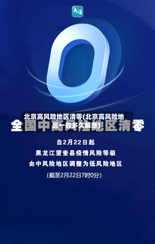 北京高风险地区清零(北京高风险地区一般多久解除)-第2张图片