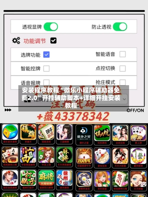 安装程序教程“微乐小程序辅助器免费2.0”开挂辅助脚本+详细开挂安装教程-第2张图片