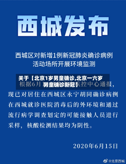 关于【北京1岁男童确诊,北京一六岁男童确诊新冠】-第2张图片