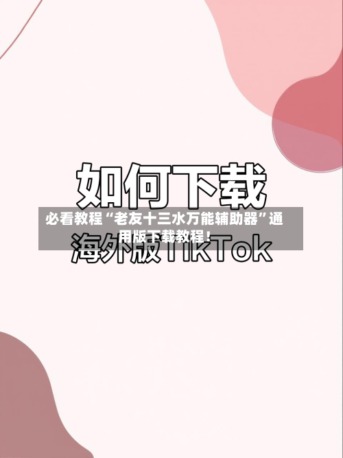 必看教程“老友十三水万能辅助器”通用版下载教程！-第3张图片