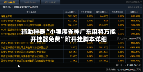 辅助神器“小程序雀神广东麻将万能开挂器免费”附开挂脚本详细