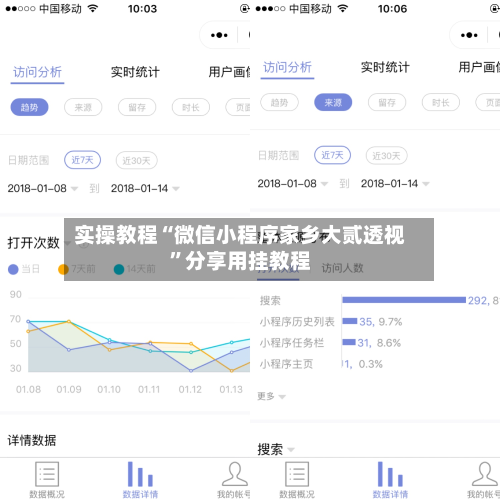 实操教程“微信小程序家乡大贰透视”分享用挂教程